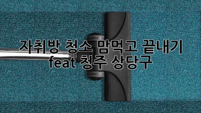 🏡✨ 자취방 청소, 맘먹고 끝내기! (feat. 청주 상당구)